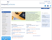 Tablet Screenshot of liverpoollawsociety.org.uk
